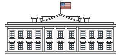 Image for White House American Cricut SVG Design