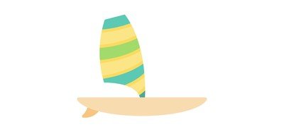 Image for Windsurf Summer Surf Cricut SVG Design