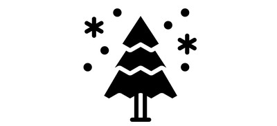 Image for Winter Snowing Tree Cricut SVG Design