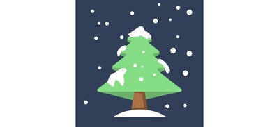 Image for Winter Christmas Tree Cricut SVG Design