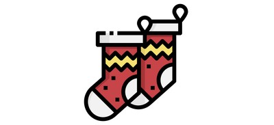 Image for Christmas Sock Clothes Cricut SVG Design