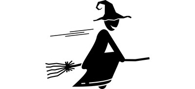 Image for Witch Broomstick Fly Cricut SVG Design