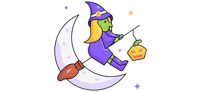 Image for Witch Moon Pumpkin Cricut SVG Design