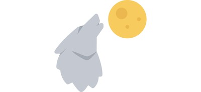 Image for Moon Wolf Cricut SVG Design