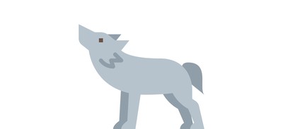 Image for Wolf Lone Animal Cricut SVG Design