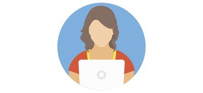 Image for Female Desk Employee Cricut SVG Design