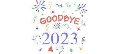 Image for Year Goodbye 2023 Year Farewell Cricut SVG Design