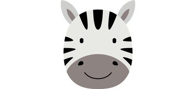 Image for Zebra Zoo Animal Cricut SVG Design