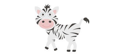 Image for Zebra Animal Zoo Cricut SVG Design