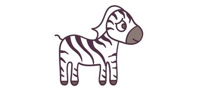 Image for Animal Zebra Wild Animal Cricut SVG Design