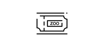 Image for Zoo Tickets Tickets Entry Tickets Cricut SVG Design