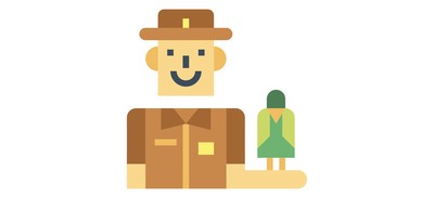 Image for Zookeeper Man Zoo Cricut SVG Design